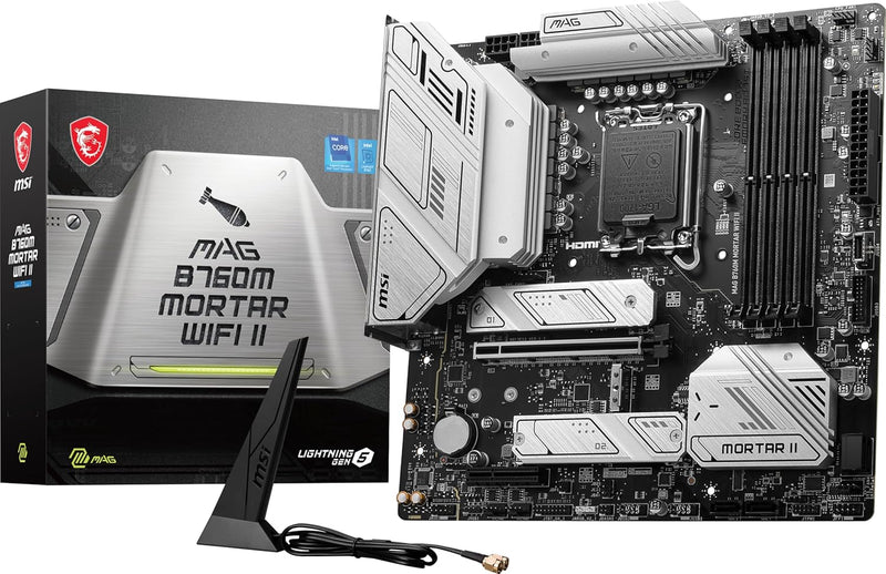 MSI B760MMORWIFI2 MAG Mortar WiFi II Gaming Motherboard — main product image