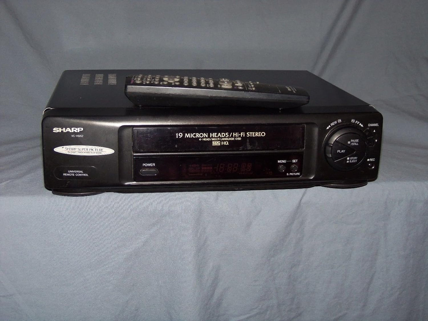 Sharp Vc-h952u 4-Head Hifi Vhs Player/Recorder