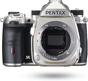 Pentax 01073 K-3 Mark III Silver APS-C Camera Body