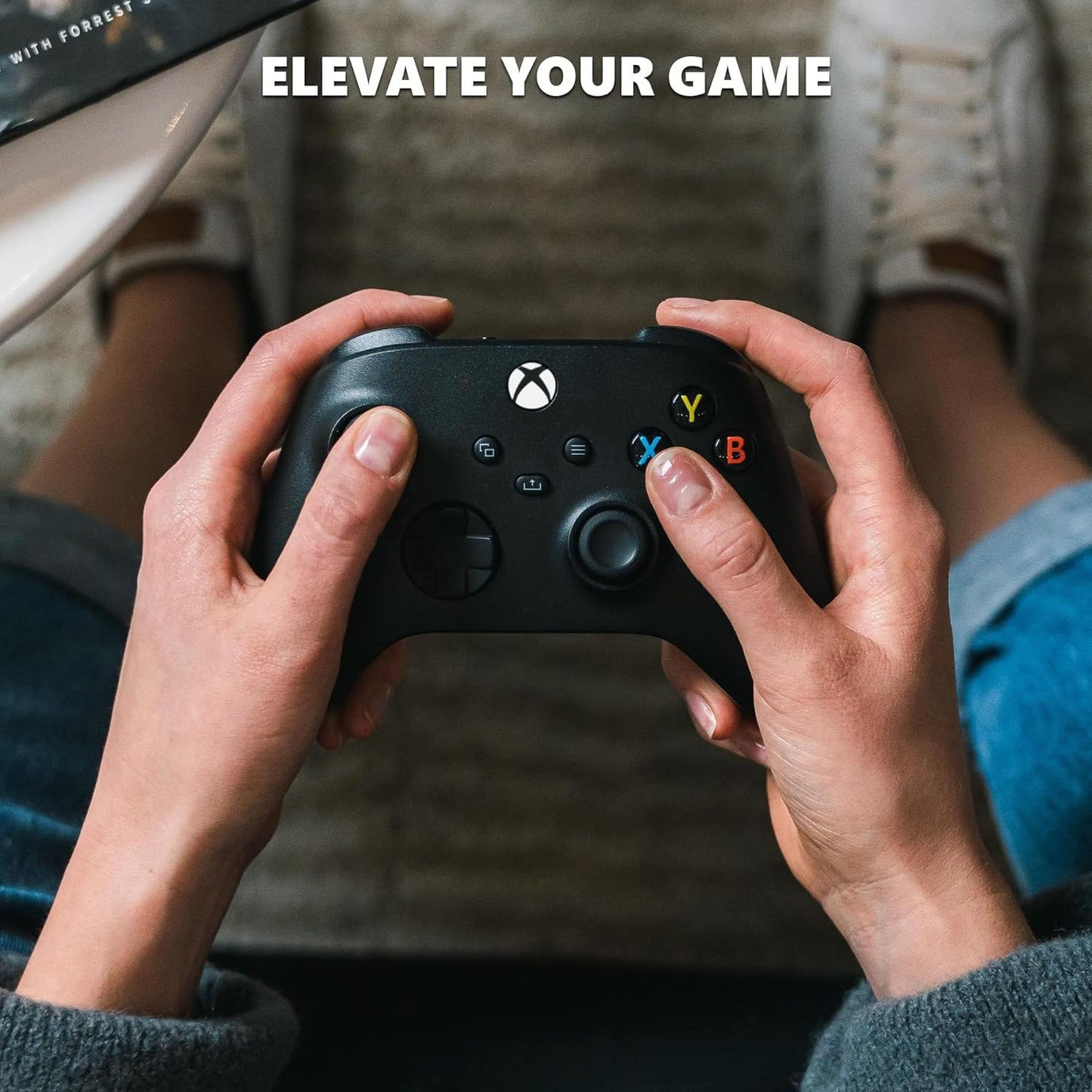 Microsoft QAT-00001 Xbox Core Carbon Black Wireless Controller
