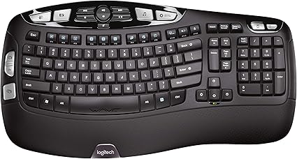 Logitech K350 Wireless Ergonomic Wave Keyboard
