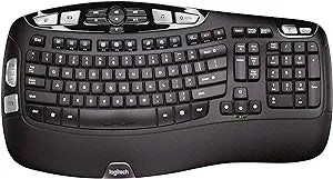 Logitech 920-001996 K350 Wave Ergonomic Wireless Keyboard — main product image