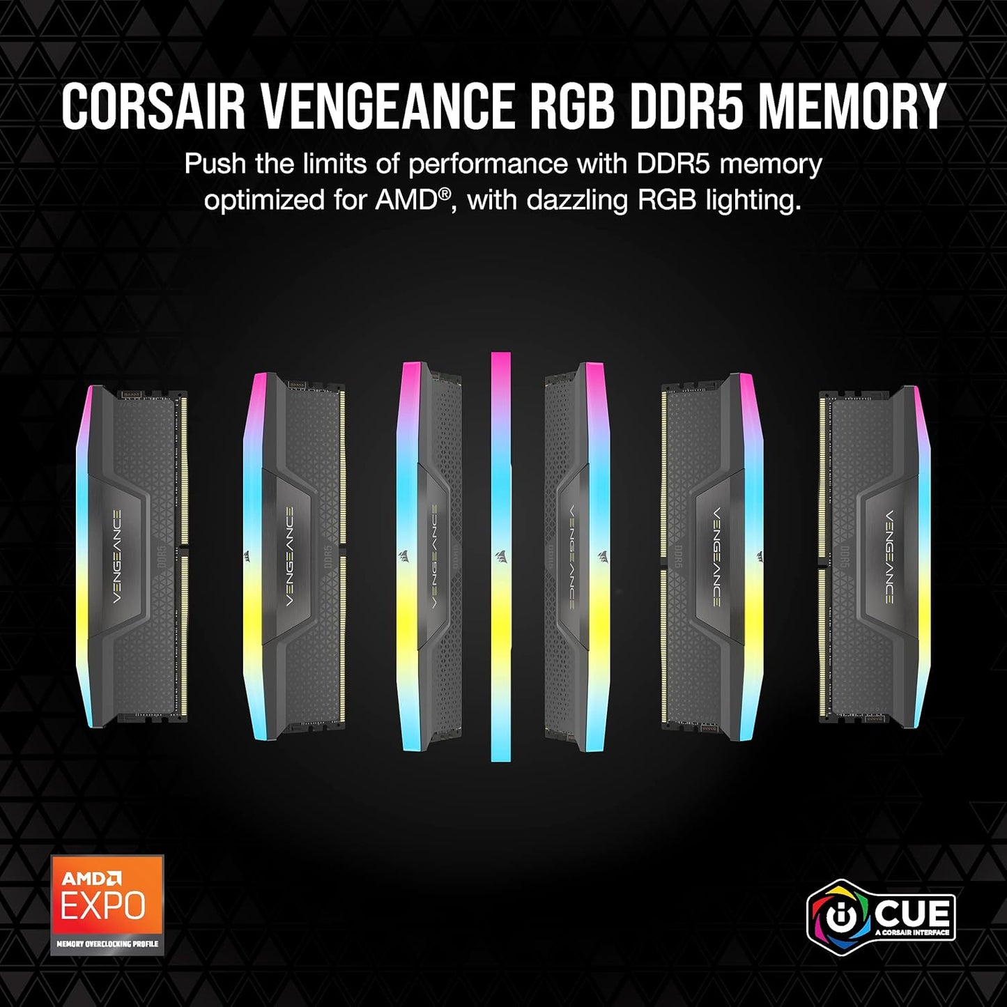 Corsair VENGEANCE RGB DDR5 64GB 6000MHz AMD EXPO