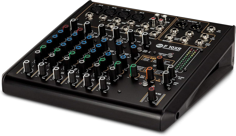 RCF F10XR 10 Channel Mixer with FX & Recording — main product image