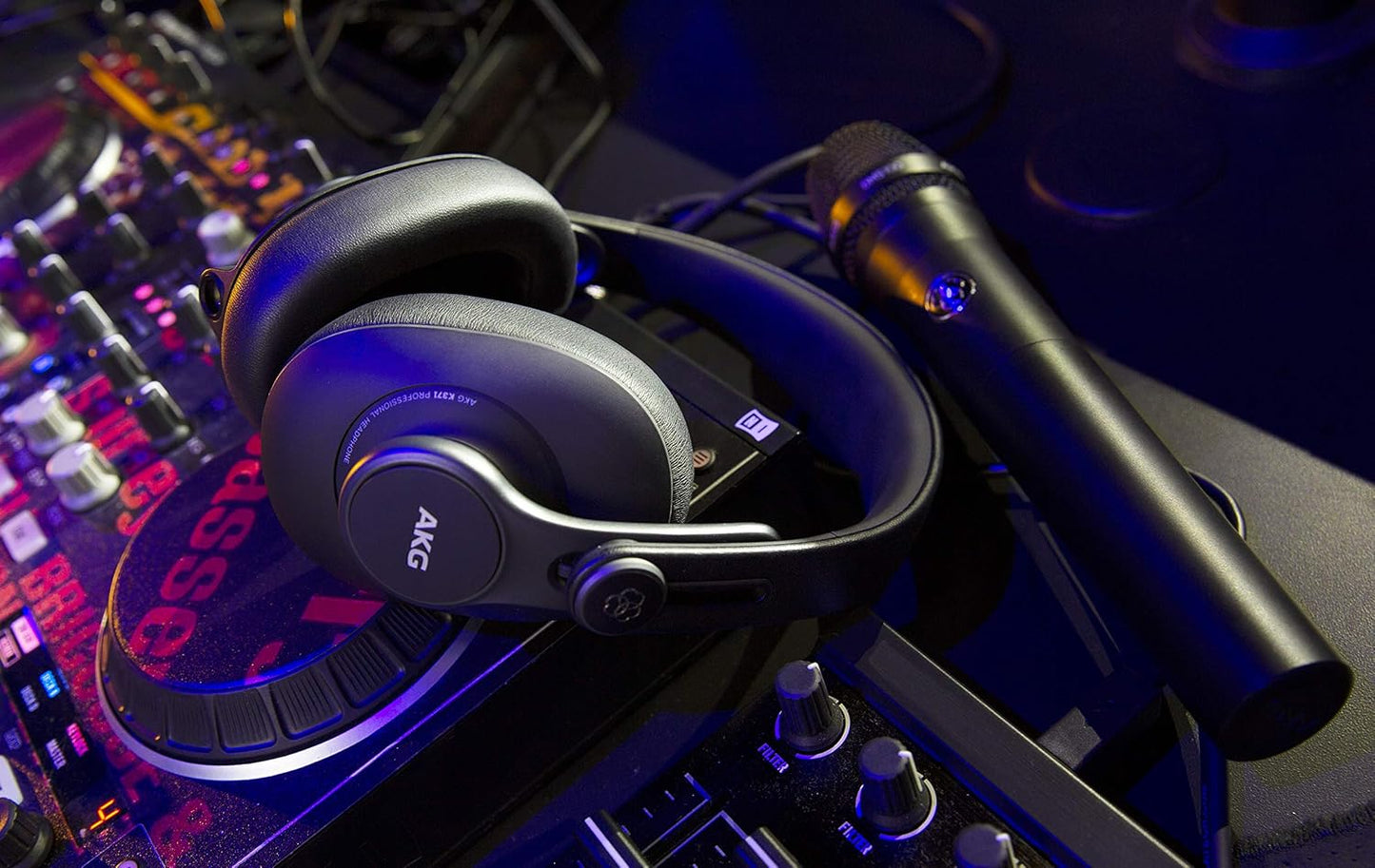 AKG K371 Pro Audio Over-Ear Studio Headphones (Renewed)
