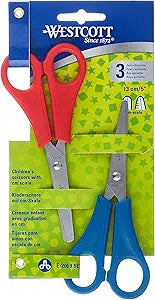 Westcott E-2069 SET Kids Scissor 5-Inch 2-Pack