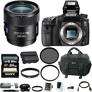 Sony A77II DSLR Camera Body - 24mm Prime Lens Kit