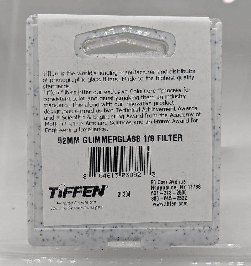Tiffen 52GG18 52mm Glimmerglass 1/8 Filter — main product image