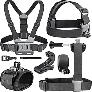 Neewer 10084657 7-In-1 Sport Accessory Kit for GoPro