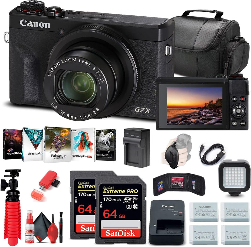 Canon 3637C001 PowerShot G7 X Mark III Camera Bundle (Renewed) — main product image