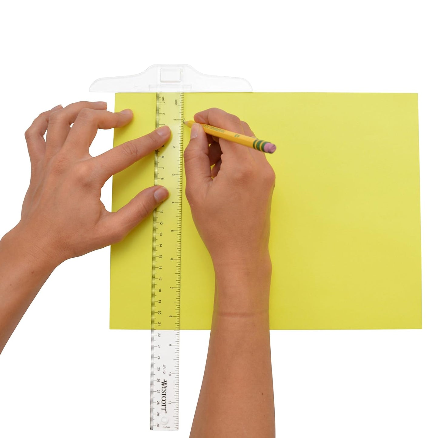 Westcott JR-12 12-Inch Plastic T-Square Ruler