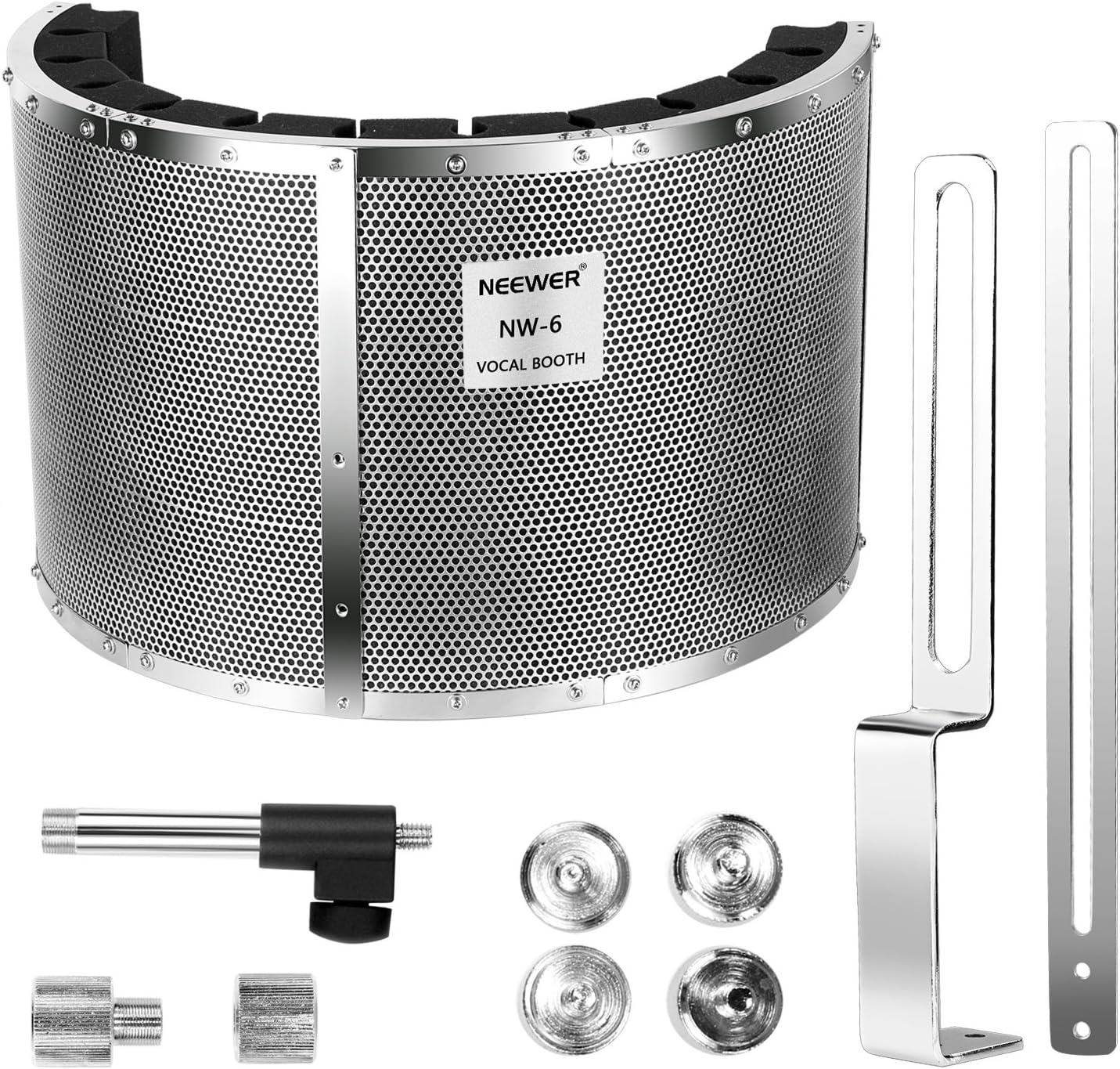 Neewer 40087498 Microphone Isolation Shield - Vocal Booth