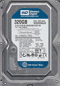 Western Digital WD3200AAJS-61B4A0 320GB SATA Hard Drive