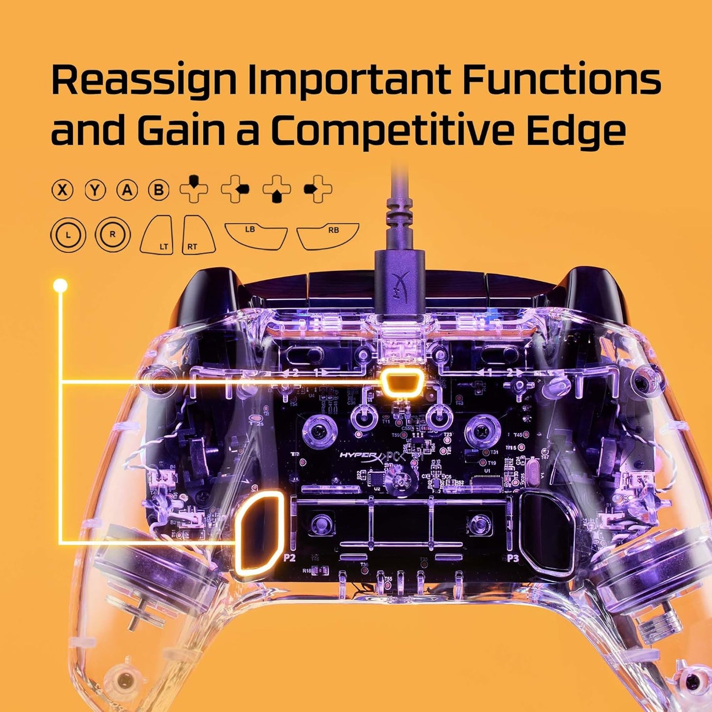 HyperX 7D6H2AA Clutch Gladiate RGB Wired Xbox Controller