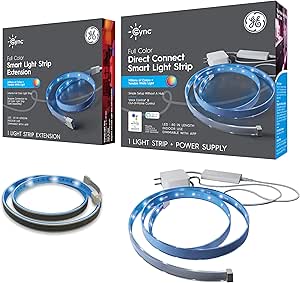 GE CLEDSTR20CD1-CLEDSTR11CD1-1 CYNC Smart LED Light Strip Bundle