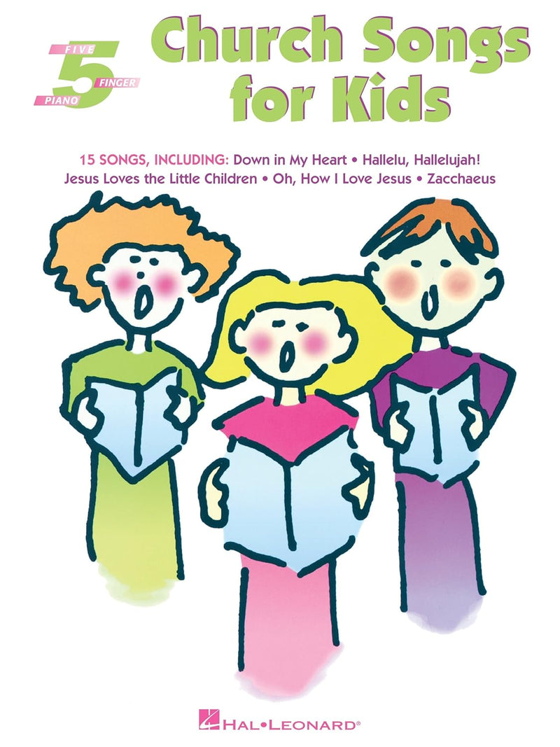 Hal Leonard Corporation Church Songs for Kids Songbook Five-Finger Piano — main product image