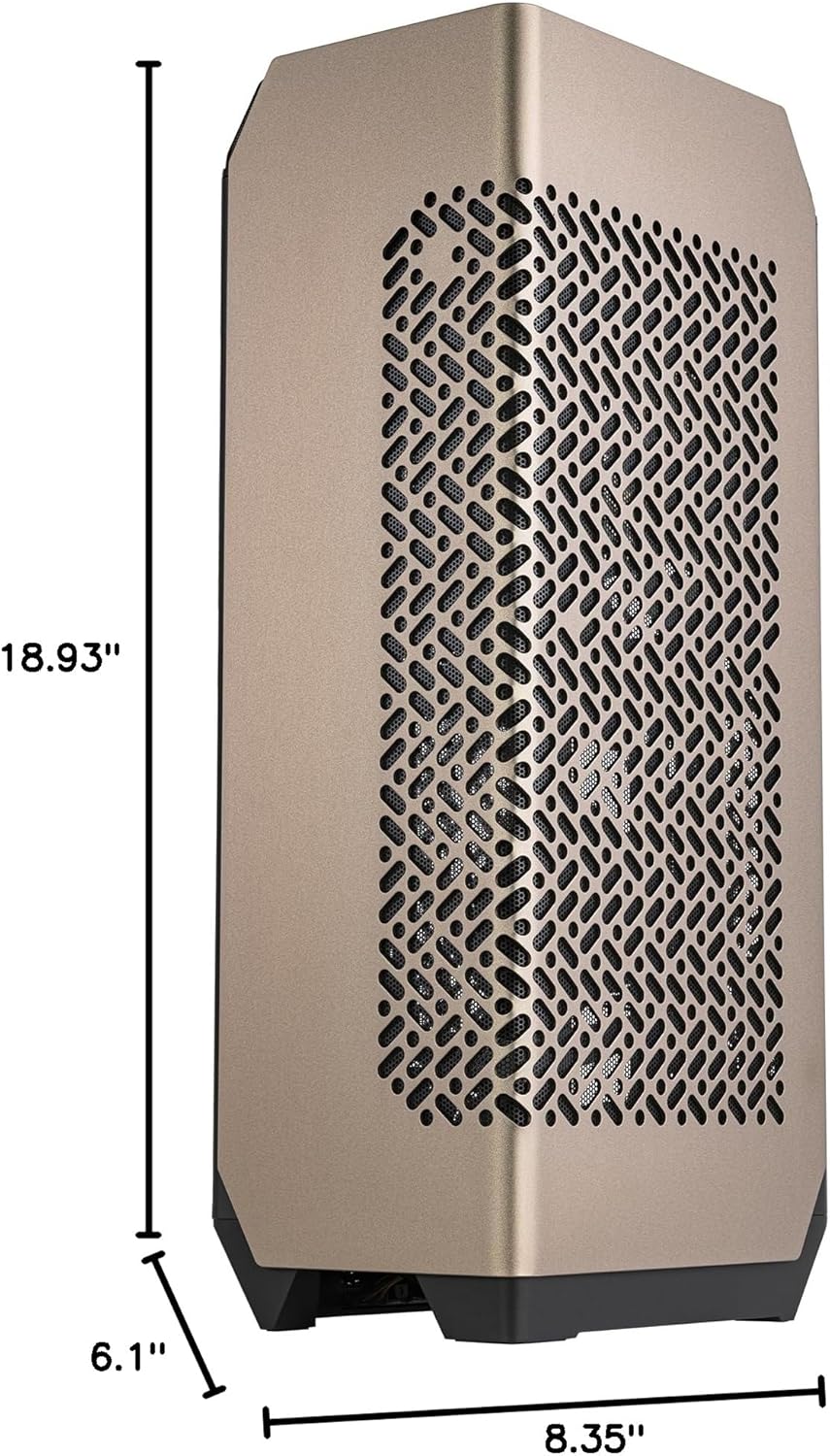 Cooler Master NR100-ZNNN85-SL0 NCORE 100 MAX ITX PC Case - Bronze