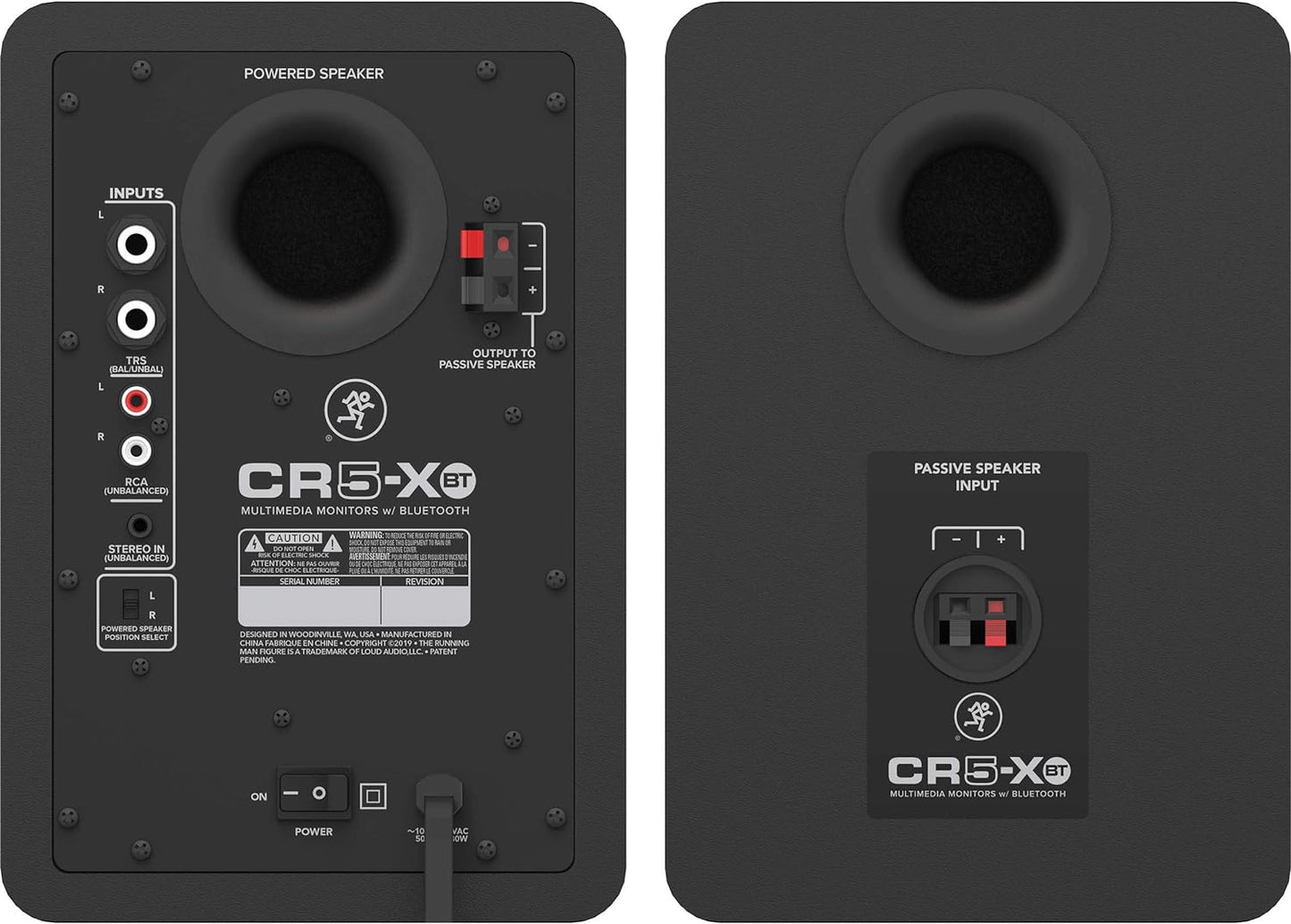 Mackie CR5-XBT 5-inch Creative Reference Bluetooth Multimedia Monitors