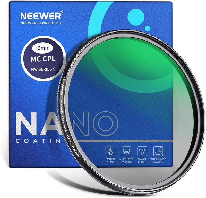 Neewer 10102512 43mm MC CPL Circular Polarizing Filter — main product image