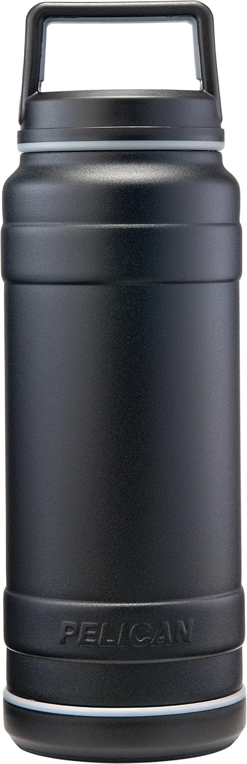 Pelican PPTRAV-BO32 Insulated Water Bottle, 32oz Black — main product image