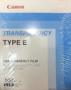 Canon 6101AJ28AA 100-sheet Transparencies Clear Presentation
