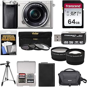 Sony K-82441-05 Alpha A6000 Wi-Fi Digital Camera Bundle