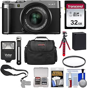 Fujifilm K-108658-02 X-A7 Mirrorless Camera 15-45mm Kit