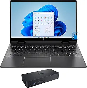 HP 15-ee1093cl-4072-226403 Envy x360 2-in-1 Laptop, Ryzen 7 5700U, 64GB RAM, 2TB SSD