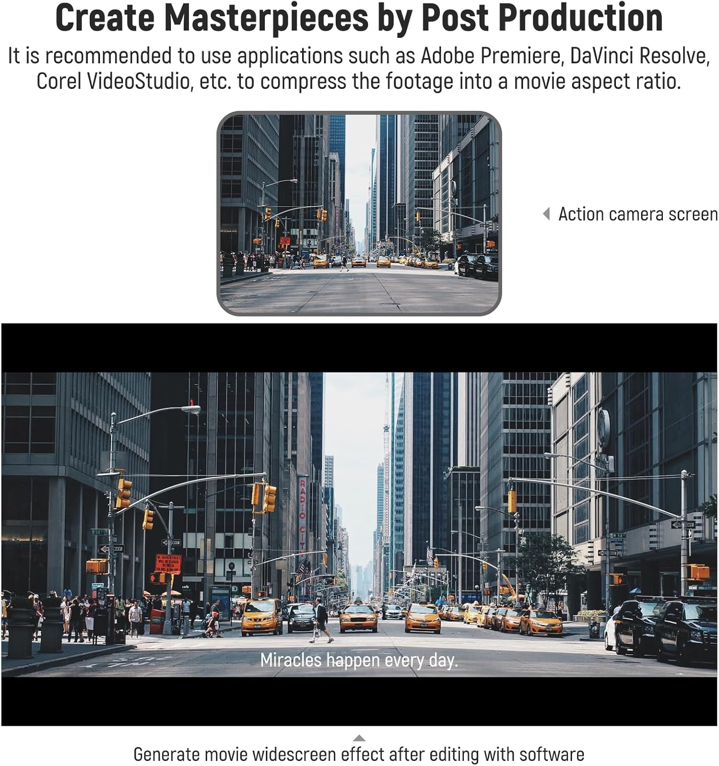 Neewer Hero 12, Hero 11, Hero 10, Hero 9 1.2X Anamorphic Lens