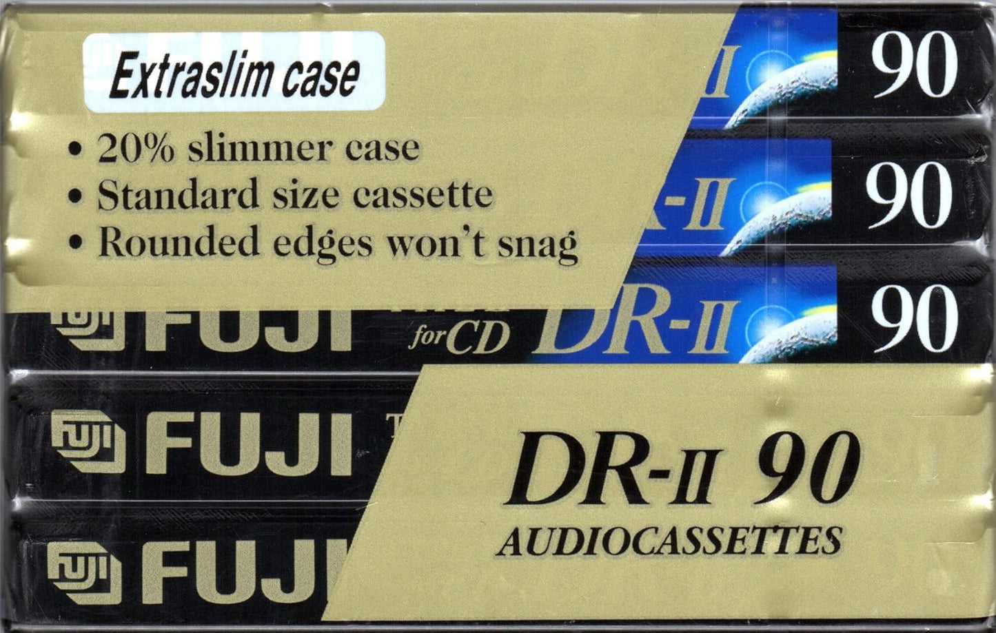 Fujifilm DRII904PLUS1 Recordable Audio Tapes 5-Pack