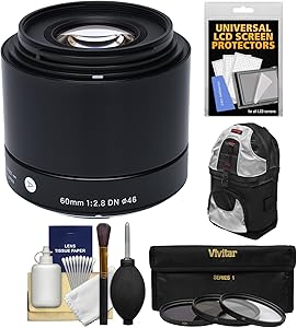 Sigma K-93336-02 60mm f/2.8 DN Art Lens Micro 4/3 Kit