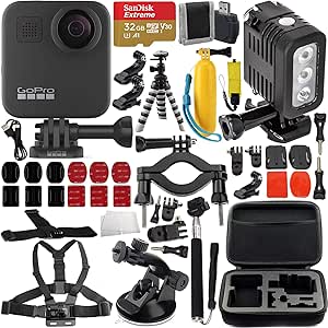 GoPro GOMCPB1 MAX 360 Action Camera Accessory Bundle