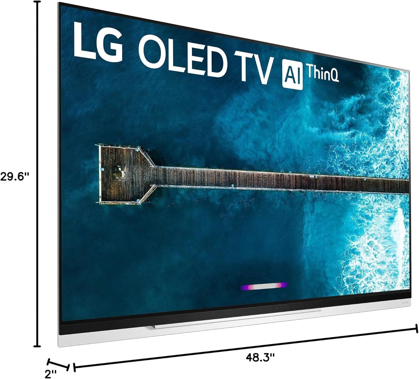 LG OLED55E9PUA 55-Inch 4K HDR Smart OLED TV Glass Design