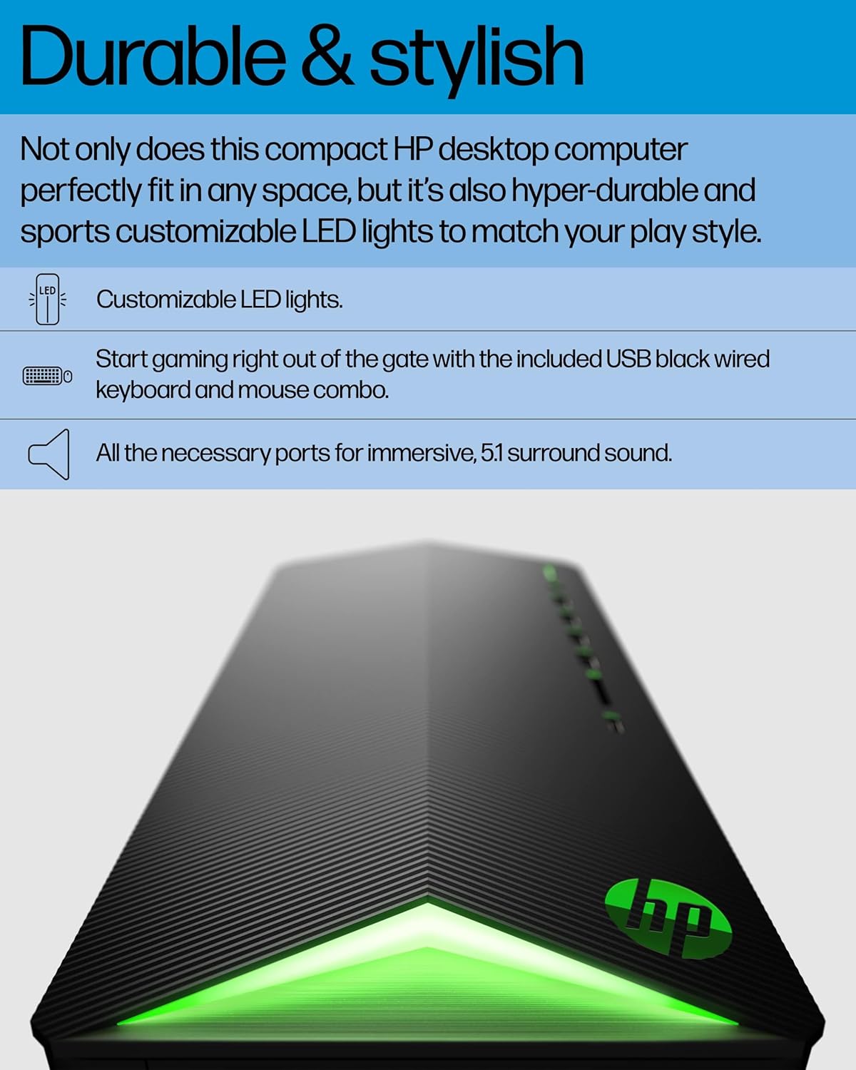 HP Pavilion TG01 Desktop - i5, 32GB RAM, 1TB SSD