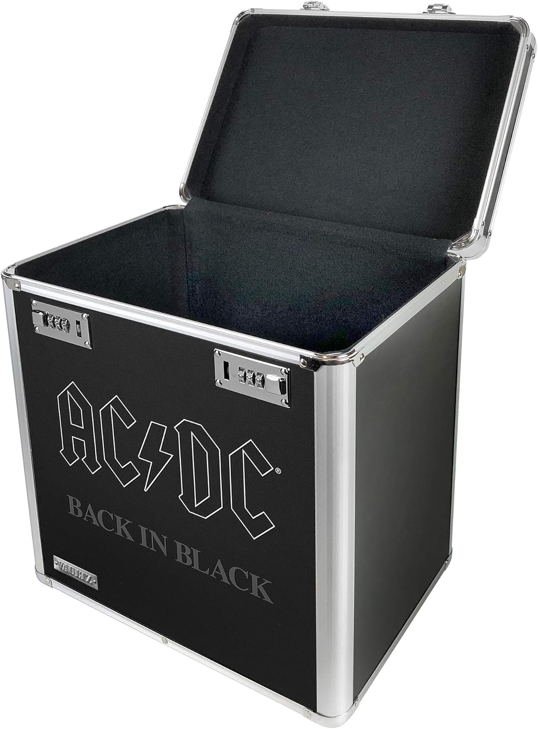 Vaultz VZ03922 Vinyl Record Storage Box - AC/DC Design