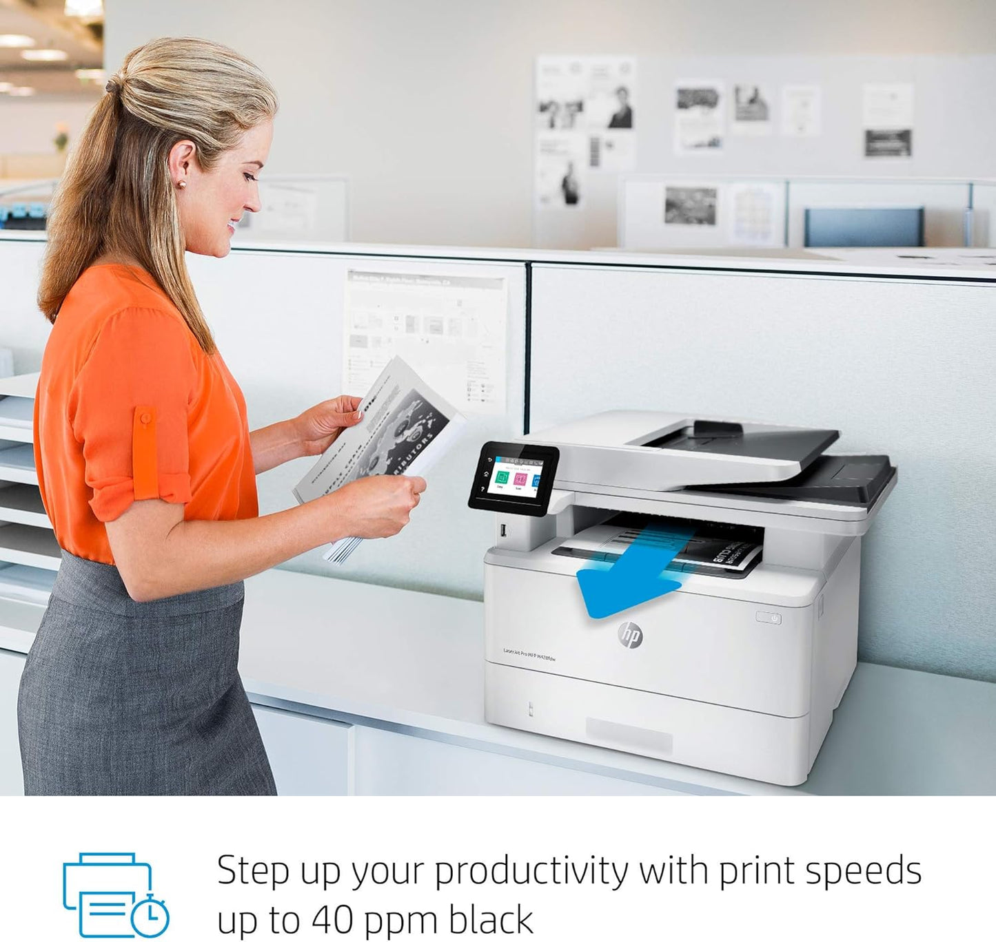 HP M428fdw LaserJet Pro Multifunction Wireless Printer (Renewed)