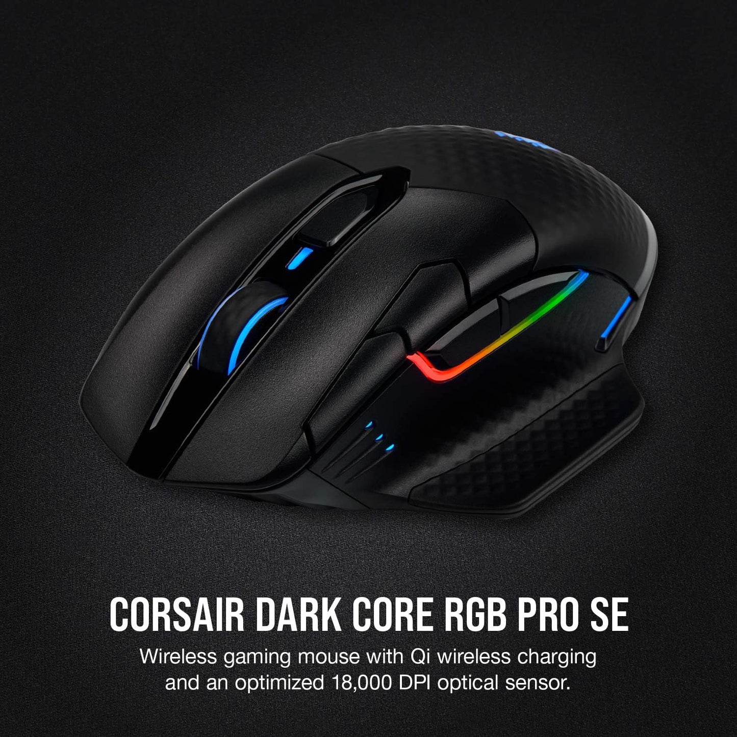 Corsair CH-9315511-NA Dark Core RGB Pro SE Wireless Gaming Mouse