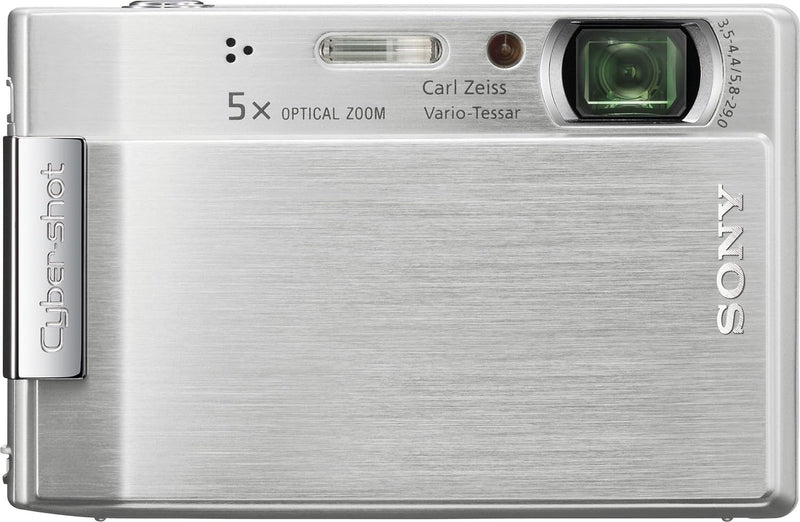 Sony DSCT100 Cybershot Digital Camera - 8MP, 5x Zoom Silver — main product image