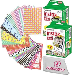 Fujifilm F9FB Instax Mini Instant Film 40 Sheets Bundle