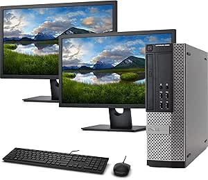 Dell OptiPlex 9020 SFF i5 Desktop PC Bundle (Renewed)