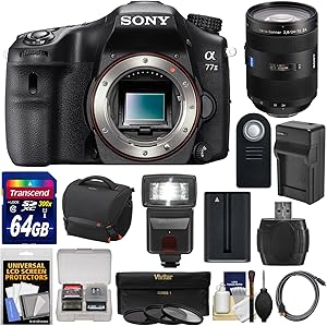 Sony K-82427-20 Alpha A77 II DSLR 24-70mm Lens Kit