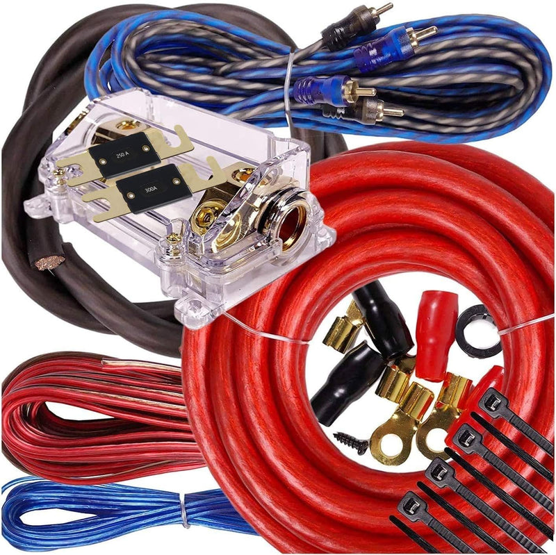 Gravity BGR-KIT0-B-PK2-5000W 0 Gauge Amplifier Wiring Kit — main product image