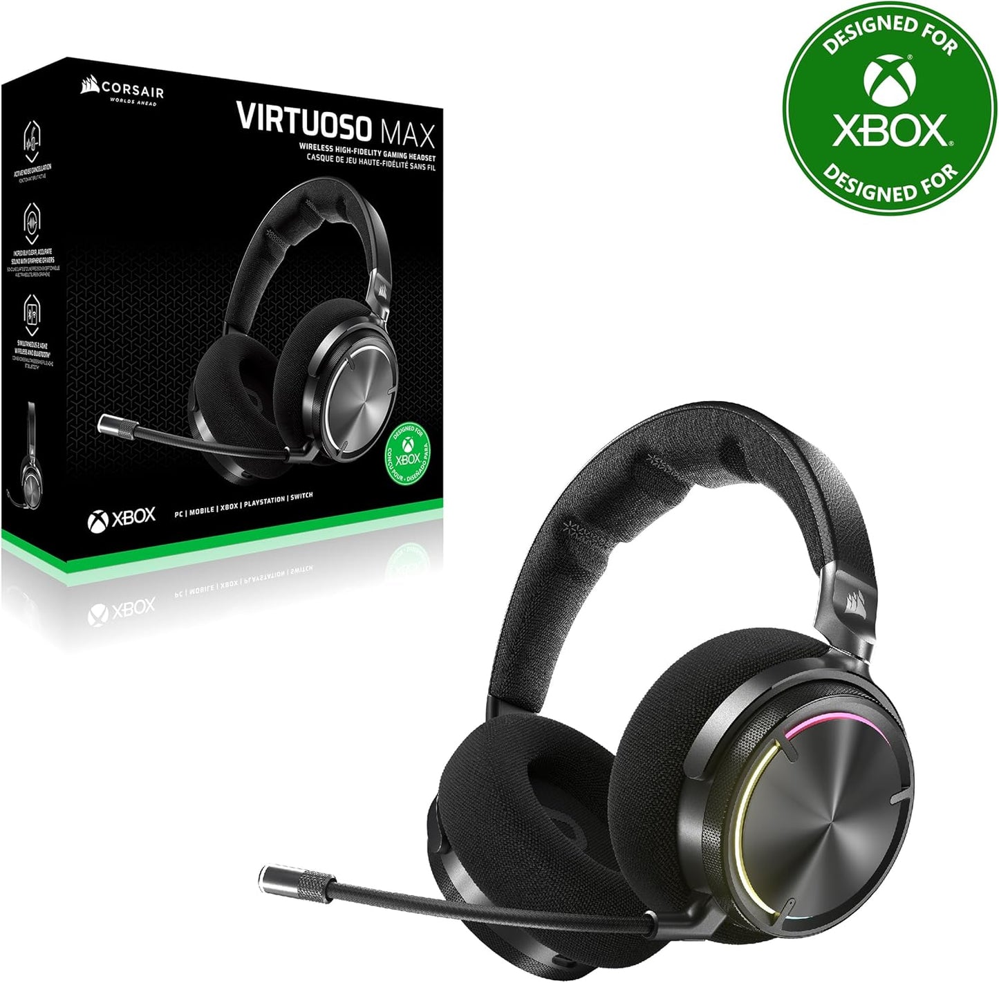 Corsair CA-9011374-WW Virtuoso MAX Xbox Wireless Headset