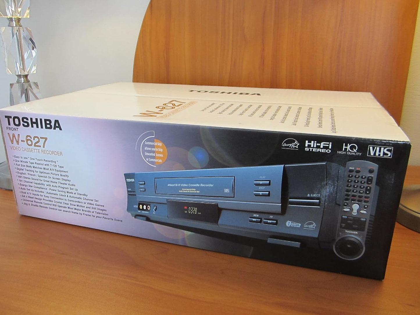 Toshiba W627 HiFi Stereo VHS VCR (Refurbished)