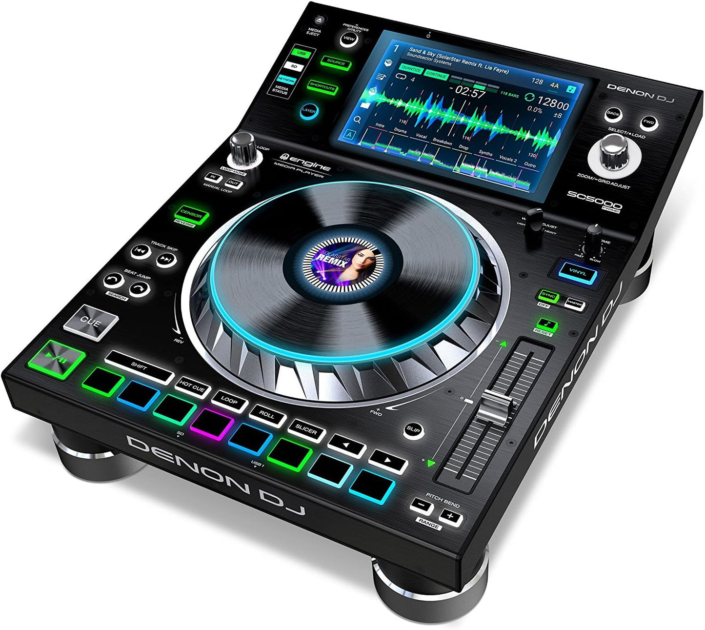 Denon DJ SC5000 Prime Media Player 7-inch Touchscreen