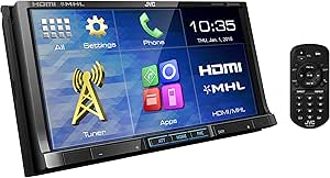 JVC KW-V51BT Refurbished DVD/CD/USB Receiver HDMI Bluetooth — main product image