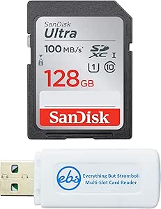 SanDisk 128G_SD_Ultra_R6 128GB SD Card Reader Bundle — main product image