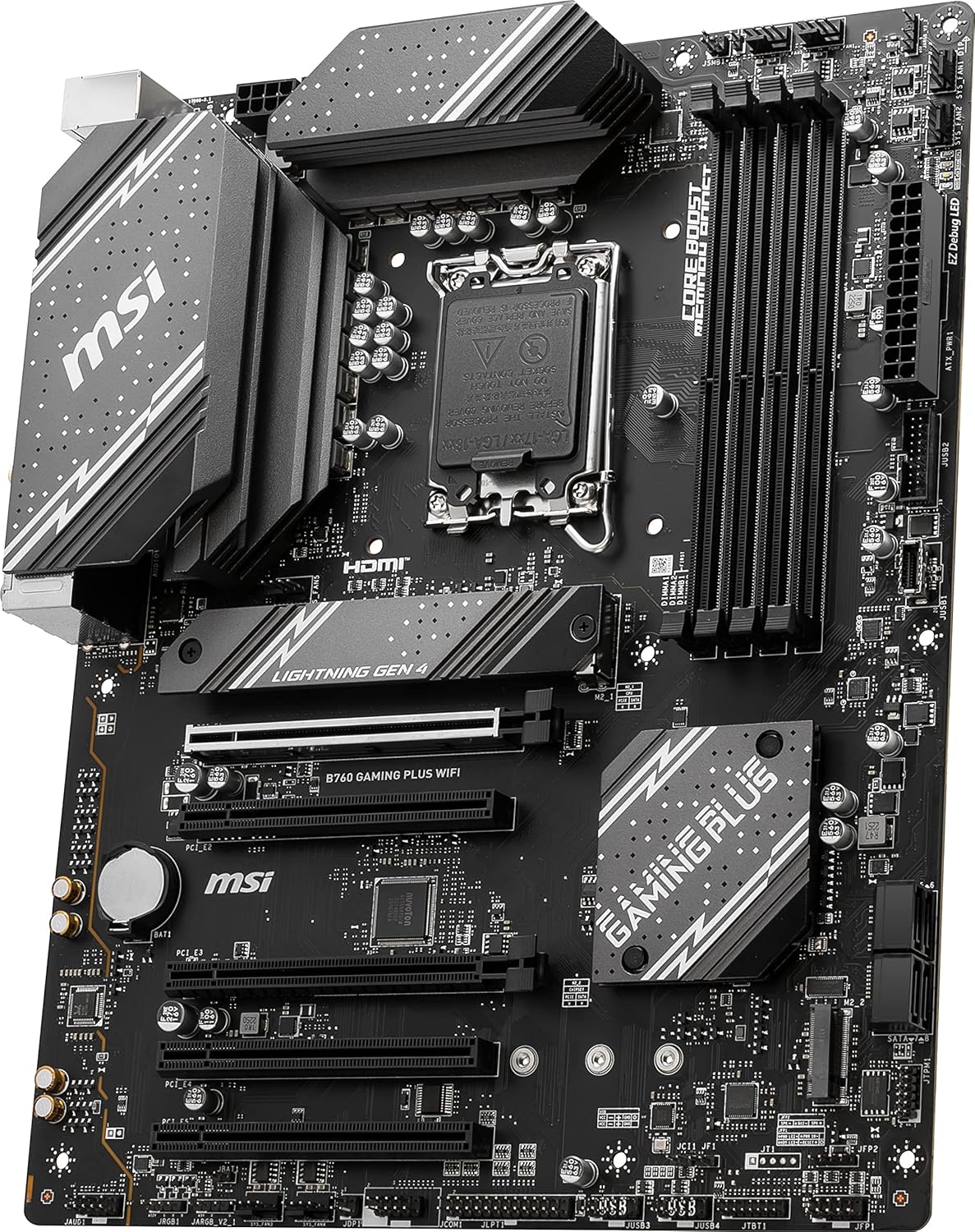 MSI B760 GAMING PLUS WIFI Motherboard - Intel 12th/13th/14th Gen