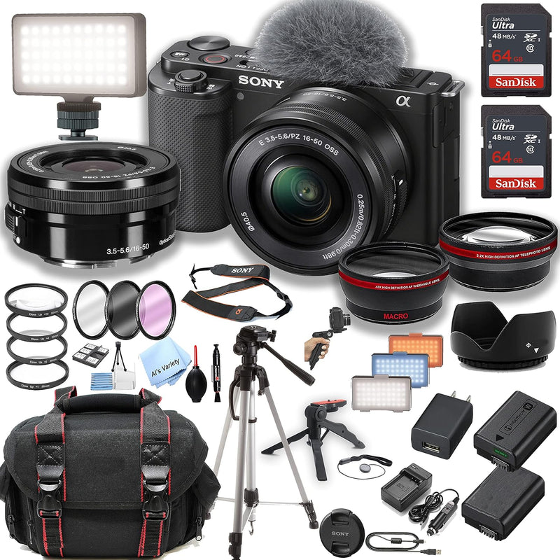 Sony ZV-E10 Mirrorless Camera Vlogging Bundle — main product image