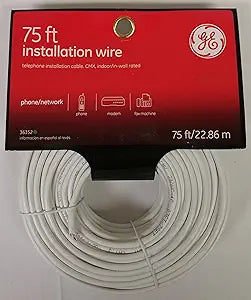 GE 75ft Telephone Installation Wire